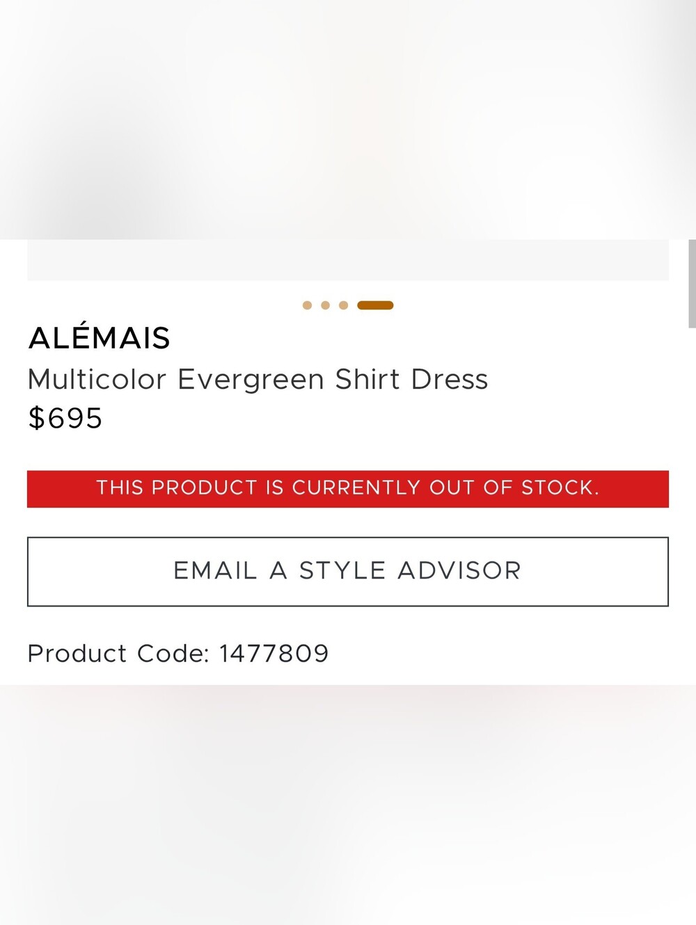 ALEMAIS Multicolor Evergreen Shirt Dress - Picture 6 of 16